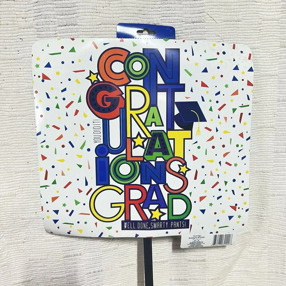 Graduation Celebration!- Party Decor- Gift Bag- Yard Signs! CONGRATS GRADUATES!